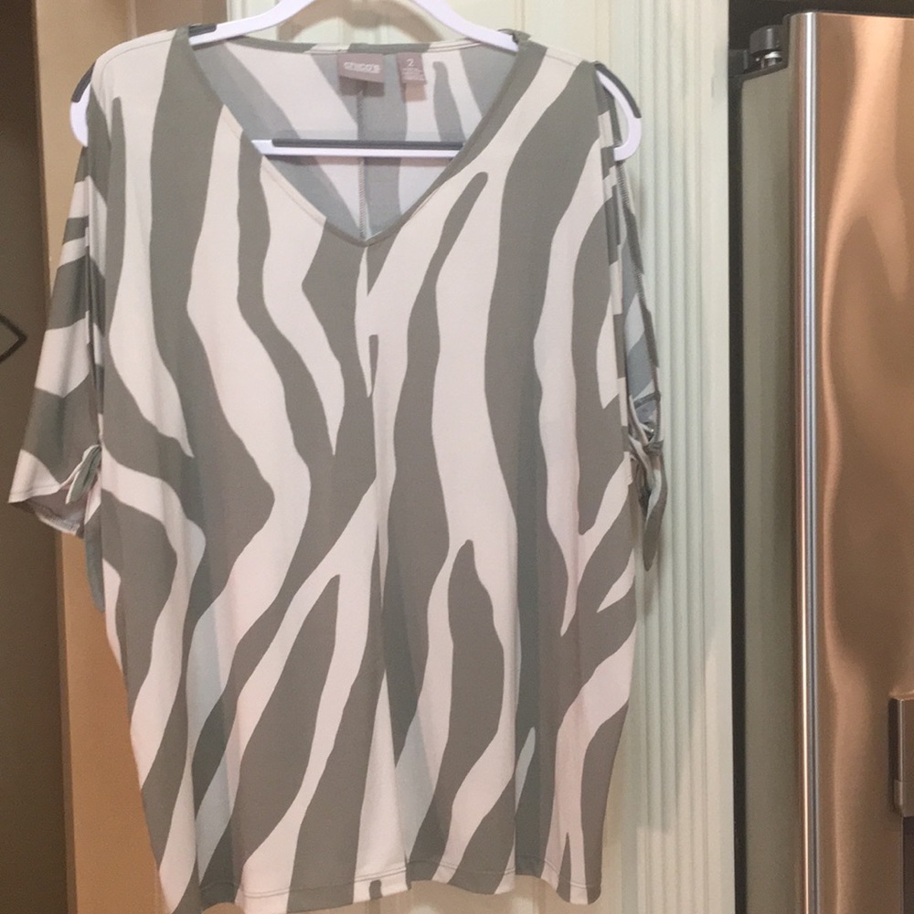 Animal Print Chico’s blouse